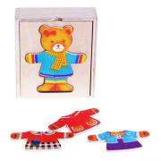 Opakowanie Układanka drewniana w pudełku Miś