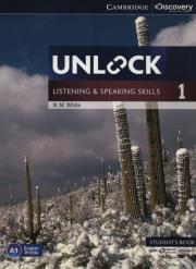 Unlock 1 Listening and Speaking Skills Student's Book and Online Workbook. Autor: White N.M.. Dadada.pl Okładka książki Unlock 1 Listening and Speaking Skills Student's Book and Online Workbook