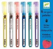 Opakowanie Zestaw markerów z brokatem 6 kolorów