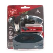 Opakowanie Zestaw zszywacz+dziurkacz niebieski