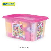 41280 Klocki 132 elem. w pojemniku - Zestaw dla dziewczynek. Autor: WADER. Dadada.pl Okładka książki 41280 Klocki 132 elem. w pojemniku - Zestaw dla dziewczynek