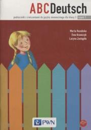 ABCDeutsch 3. Podr. z ćw. cz.1 +2 CD PWN. Autor: Kozubska Marta, Ewa Kraczyk, Zastąpiło Lucyna. Dadada.pl Okładka książki ABCDeutsch 3. Podr. z ćw. cz.1 +2 CD PWN