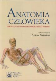 Okładka książki Anatomia człowieka. 1200 pytań testowych PZWL