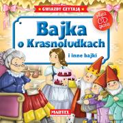 Bajki do poduszki- Bajka o krasnoludkach... +CD. Autor: Grimm Jacob Ludwig Karl. Dadada.pl Okładka książki Bajki do poduszki- Bajka o krasnoludkach... +CD