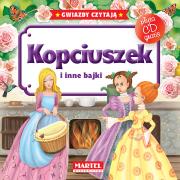 Bajki do poduszki- Kopciuszek... +CD. Autor: Grimm Jacob Ludwig Karl. Dadada.pl Okładka książki Bajki do poduszki- Kopciuszek... +CD