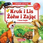 Bajki do poduszki- Kruk i Lis, Żółw i Zając... +CD. Autor: Ezop. Dadada.pl Okładka książki Bajki do poduszki- Kruk i Lis, Żółw i Zając... +CD