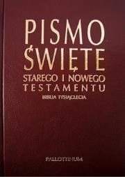 Okładka książki Biblia Tysiąclecia - skóra ekologiczna