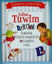 Biblioteczka przedszkolaka Julian Tuwim dzieciom Skakanka O Grzesiu kłamczuchu Zosia Samosia i inne. Autor: Julian Tuwim. Dadada.pl Okładka książki Biblioteczka przedszkolaka Julian Tuwim dzieciom Skakanka O Grzesiu kłamczuchu Zosia Samosia i inne