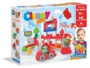 Okładka książki Clemmy Plus. Klocki straż pożarna