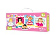 Czuczu. Puzzle 4w1 Królewny. Wydawca: Bright Junior Media. Dadada.pl Opakowanie Czuczu. Puzzle 4w1 Królewny