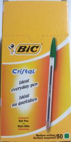 Długopis Cristal Original zielony (50szt) BIC. Wydawca: Bic. Dadada.pl Opakowanie Długopis Cristal Original zielony (50szt) BIC