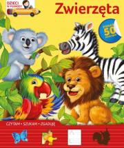 Dzieci w podróży - Zwierzęta. Autor: Dorota Strzemińska-Więckowiak. Dadada.pl Okładka książki Dzieci w podróży - Zwierzęta