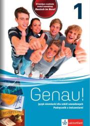 Okładka książki Genau 1 podręcznik z ćwiczeniami LEKTORKLETT