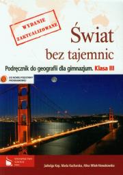 Geografia GIM 3 podr Świat bez... w.2013 PWN. Autor: Kop Jadwiga, Kucharska Maria, Witek-Nowakowska Alina. Dadada.pl Okładka książki Geografia GIM 3 podr Świat bez... w.2013 PWN