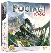 Gra - Pociągi Europa. Autor: Delonge Franz-Benno. Dadada.pl Okładka książki Gra - Pociągi Europa