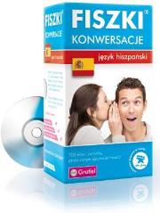 Hiszpański. Fiszki - Konwersacje. Autor: praca zbiorowa. Dadada.pl Okładka książki Hiszpański. Fiszki - Konwersacje
