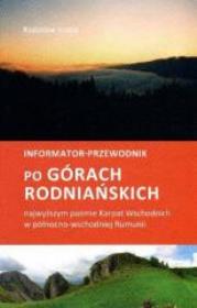 Informator-przewodnik po Górach Rodniańskich. Autor: Radosław Kostuj. Dadada.pl Okładka książki Informator-przewodnik po Górach Rodniańskich