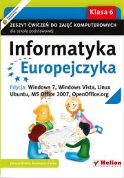 Okładka książki Informatyka Europejczyka SP 6 ćw Win 7 NPP w.2014