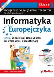 Okładka książki Informatyka Europejczyka SP 6 podr Win XP NPP 2014