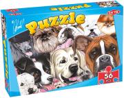 Opakowanie Karykatury Kotów i Psów - puzzle 56