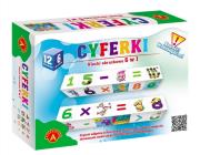 Okładka książki Klocki obrazkowe 6w1 Cyferki ALEX