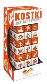 Kostki zostały rzucone!. Autor: FoxGames. Dadada.pl Okładka książki Kostki zostały rzucone!