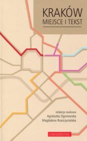 Okładka książki Kraków. Miejsce i tekst