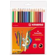 Opakowanie Kredki Color 14+4 kolory etui STABILO