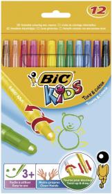 Kredki Turn & Colour 12 kol. blister BIC. Wydawca: Bic. Dadada.pl Opakowanie Kredki Turn & Colour 12 kol. blister BIC