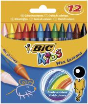 Kredki Wax Crayons 12 kol. blister BIC. Wydawca: Bic. Dadada.pl Opakowanie Kredki Wax Crayons 12 kol. blister BIC