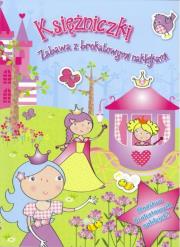 Okładka książki Księżniczki - Zabawa z brokatowymi naklejkami