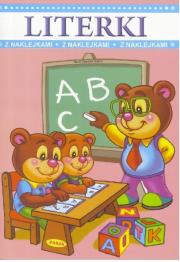 Okładka książki Literki z naklejkami