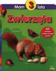 Mam 3 lata. Zwierzęta. Autor: Boumans Lieve. Dadada.pl Okładka książki Mam 3 lata. Zwierzęta