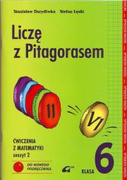 Okładka książki Mat. Liczę z Pitag. 6/2 ćw.NPP w.2014 ADAM