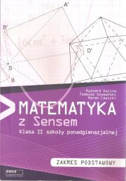 Okładka książki Matematyka LO 2 podr. ZP w.2013 Sens