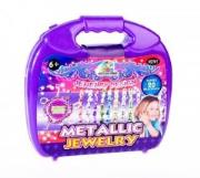 Opakowanie Metaliczne koraliki do nawlekania w walizce