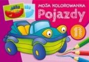 Okładka książki Moja kolorowanka. Pojazdy cz.1