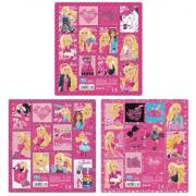 Opakowanie Naklejki Sticker BOO kwadrat Barbie 25szt
