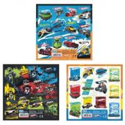 Opakowanie Naklejki Sticker BOO kwadrat Hot Wheels 25szt