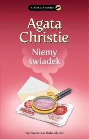 Niemy świadek. Autor: Agatha Christie. Dadada.pl Okładka książki Niemy świadek