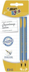 Ołówek grafitowy Bic Kids trójkątny Beginners 2 sztuki mix kolorów. Wydawca: Bic. Dadada.pl Opakowanie Ołówek grafitowy Bic Kids trójkątny Beginners 2 sztuki mix kolorów