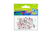Opakowanie Ozdoba dekoracyjna kolorowe oczy 7mm 150szt