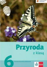 Przyroda z klasą kl. 6 ćw Klett. Autor: Frąckowiak Ewa, Ewa Gęca, Buniowska Joanna. Dadada.pl Okładka książki Przyroda z klasą kl. 6 ćw Klett
