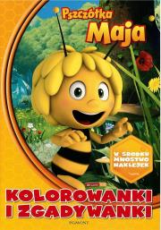 Okładka książki Pszczółka Maja. Kolorowanki i zgadywanki 1