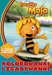 Okładka książki Pszczółka Maja. Kolorowanki i zgadywanki 2