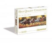 Opakowanie Puzzle 1000 HQ Panorama Biegnące konie