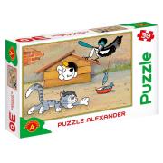 Okładka książki Puzzle 30 - Reksio - podchody ALEX