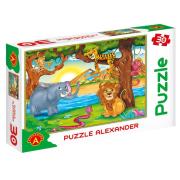 Okładka książki Puzzle 30 - Safari ALEX