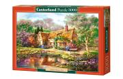Okładka książki Puzzle 3000 Twilight at Woodgreen Pond CASTOR