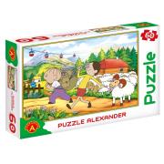 Opakowanie Puzzle 60 - Bolek i Lolek. Góry ALEX